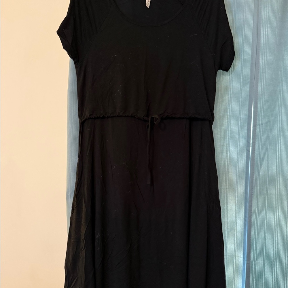 Latched Mama Drawstring Nursing Tshirt Dress